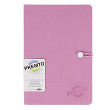 Premto Pastel A5 192pg Hardcover Pu Notebook W/Elastic Wild Orchid