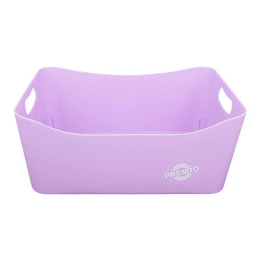 Premto Pastel Large Storage Basket Wild Orchid