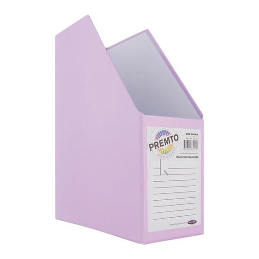 Premto Pastel Magazine Organiser Wild Orchid
