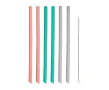 6 Typhoon Silicone Straight Straws