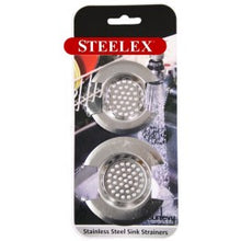 Sink Strainers 2Pk Steelex