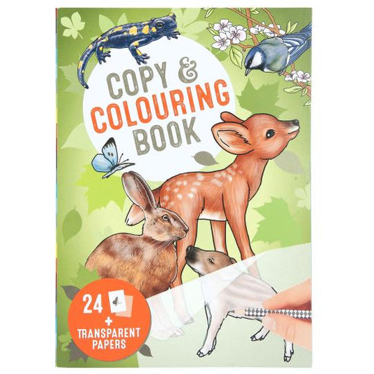 Wildlife Copy & Colouring Book