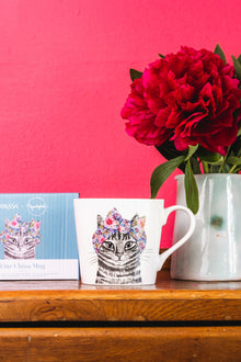 Tipperley Hill Cat Fine China Mug