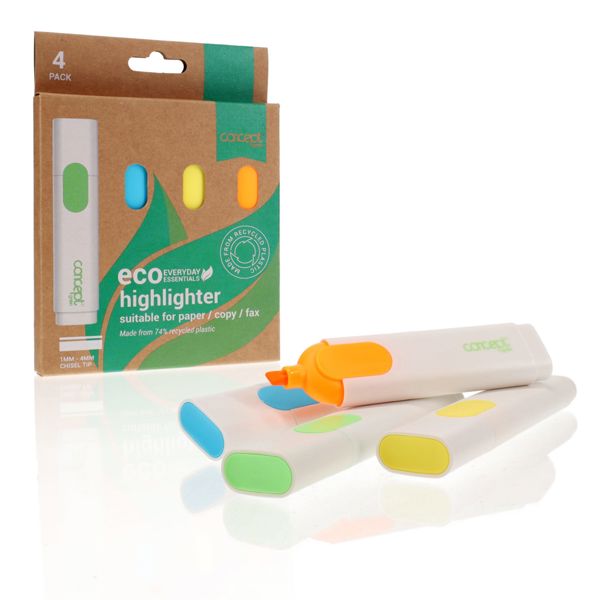 Eco Highlighters 4pk