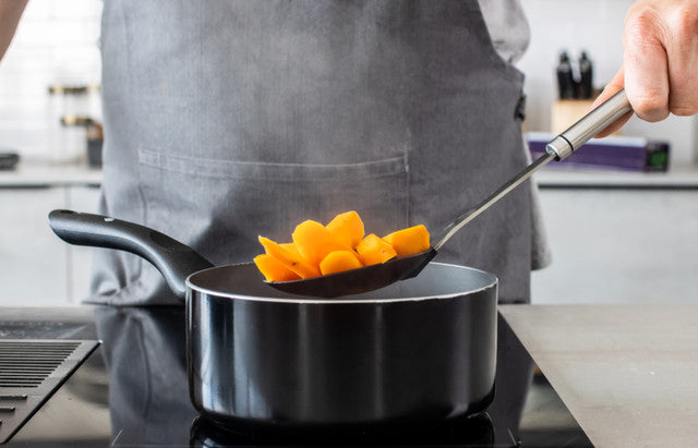 Oval Handle Pro Slotted Spoon Non Stick