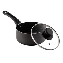 18cm Non Stick Sauce Pan & Lid Sapphire Range