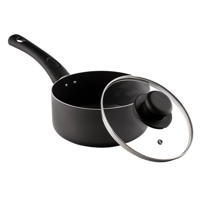 18cm Non Stick Sauce Pan & Lid Sapphire Range