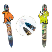 Dino World 6 Colour Gel Pen