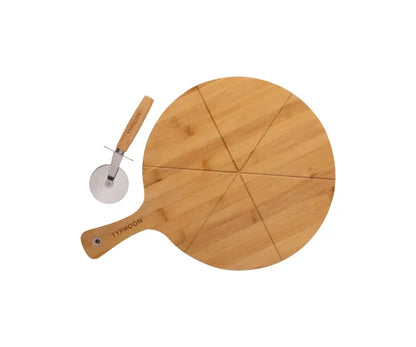 Pizza Board & Cutter Set