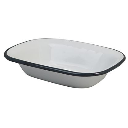 Enamel Pie Dish 20x14cm