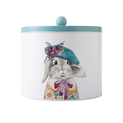 Tipperley Hill Rabbit Biscuit Tin