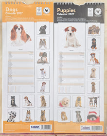 2027 Calendar Dogs/Puppies