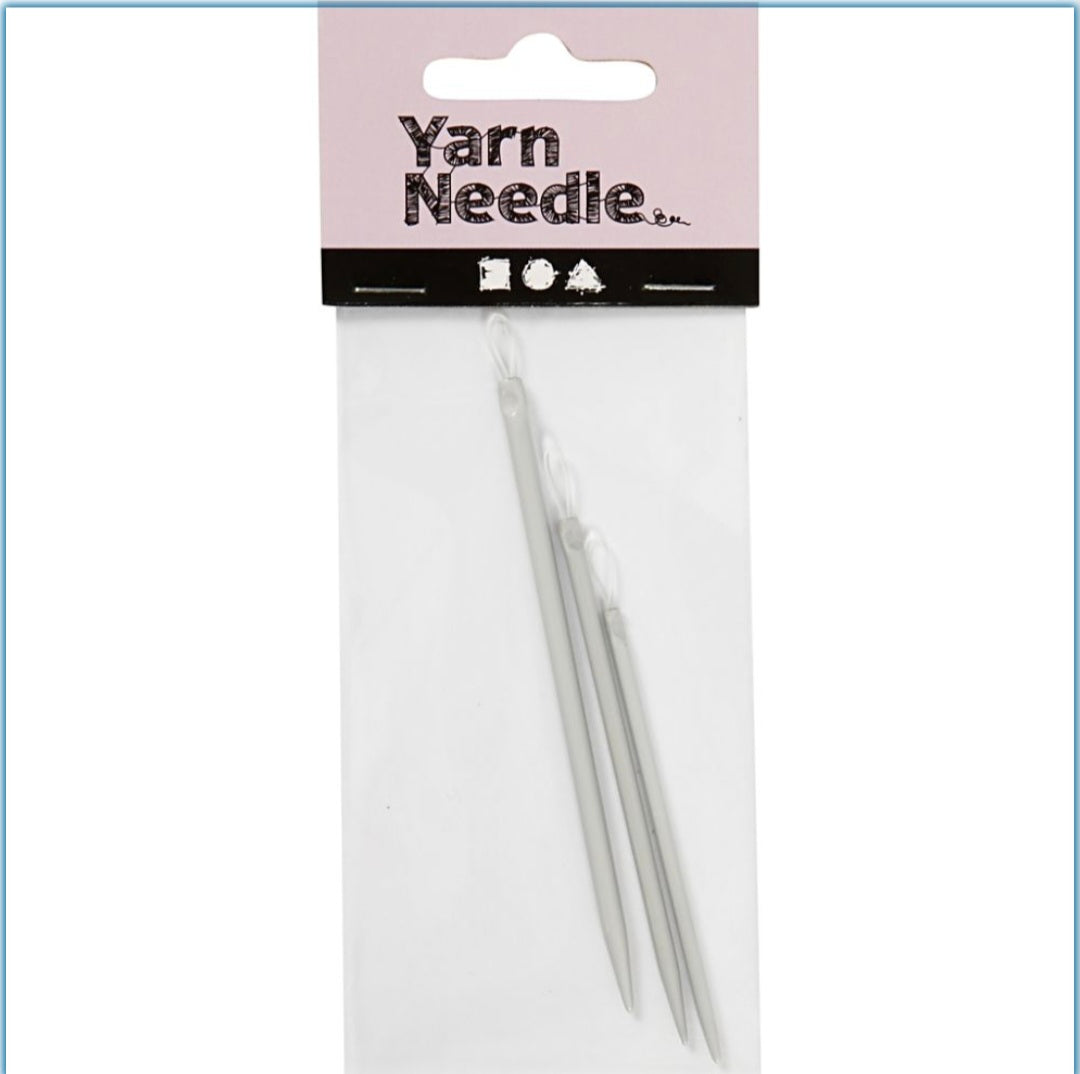 3pk Yarn Needles - no 6/7/8.5cm