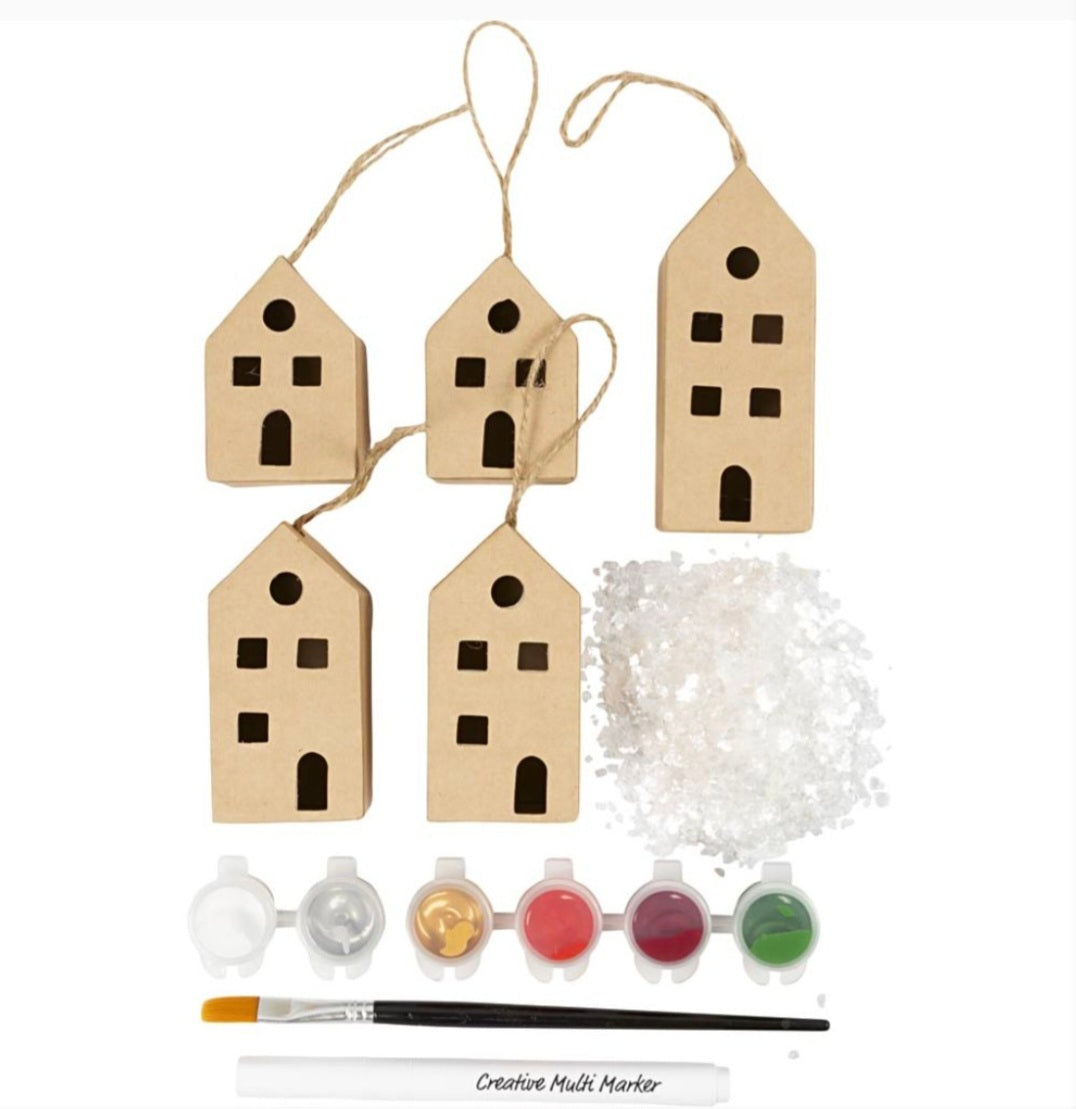Mini Craft Kit Christmas Houses