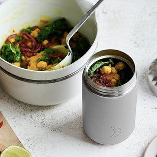 Chillys 500Ml Food Pot Monochrome Grey
