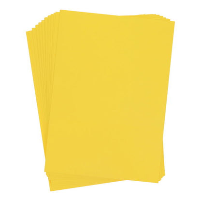 A4 Card Lemon 160Gsm 50Pk