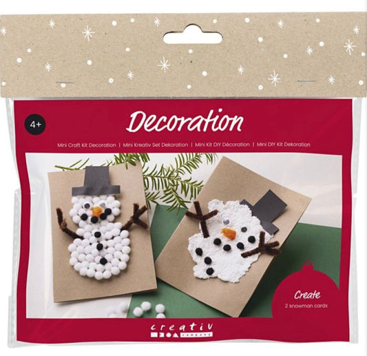 Mini Craft Kit Xmas Decoration Christmas Cards