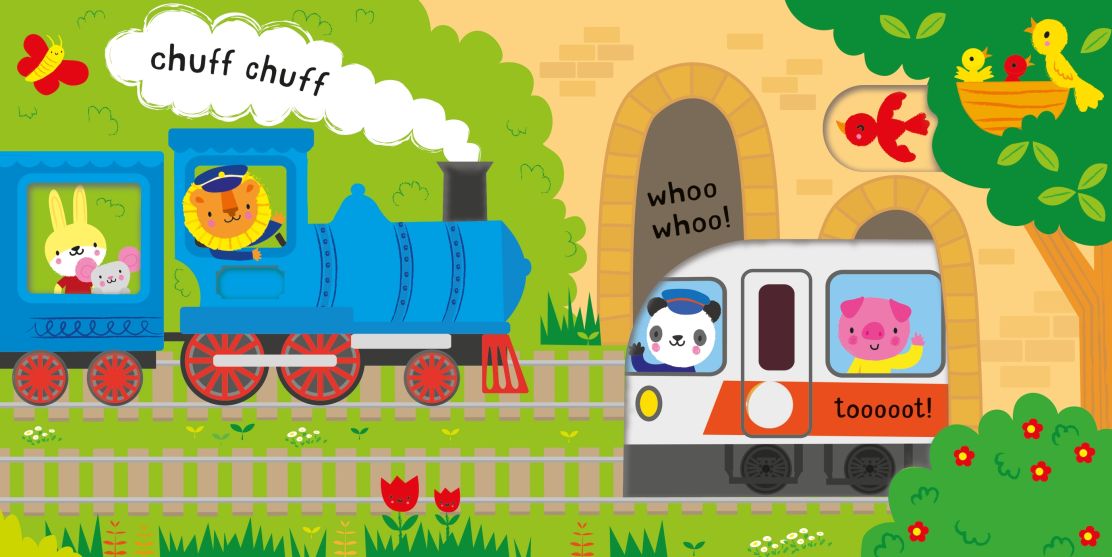 Slide & See Things That Go