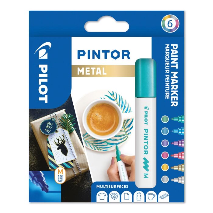 Pilot Paint Markers Metallic Med