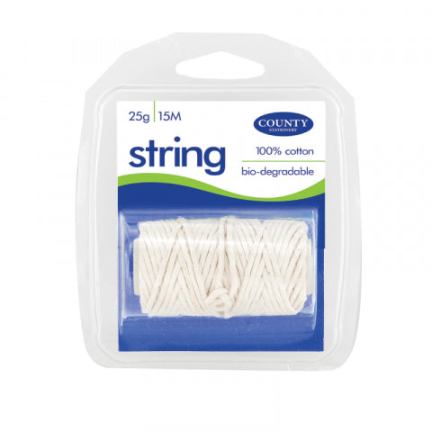 15m Ball Of String White