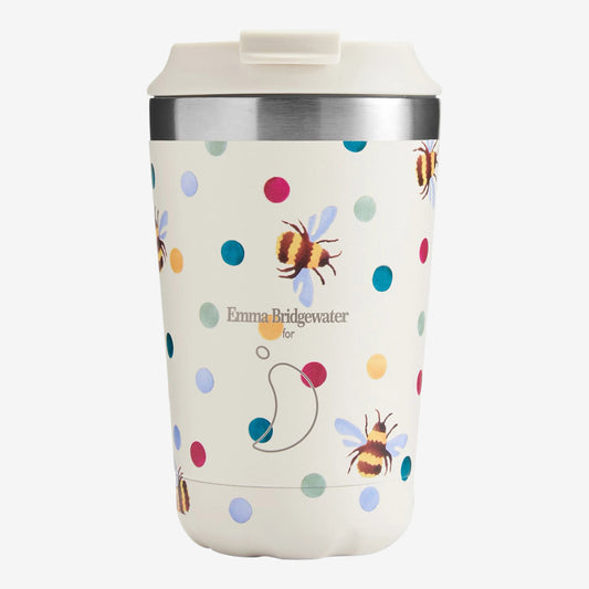Chillys 340Ml Coffee Mug Polka Dots & Bees - Emma Bridgewater