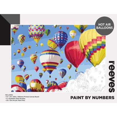 Reeves Paint by Numbers Ballons