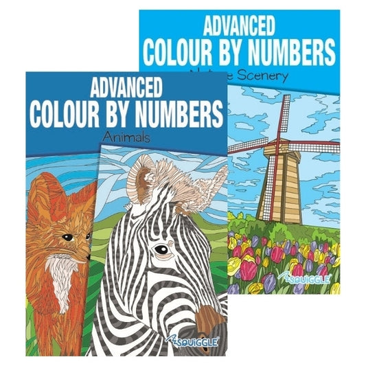 Squiggle Advanced Colour By Numbers