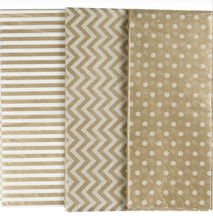 Tissue Paper Gold 6 Sheets