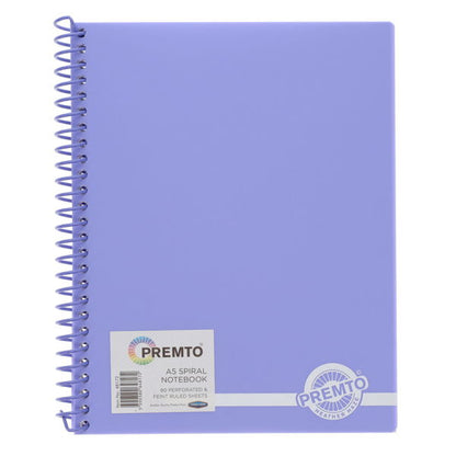Premto Pastel A5 Spiral Notebook