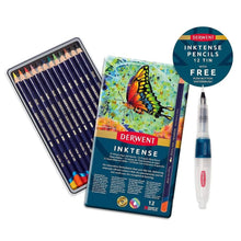 12 Inktense Pencils With Free Waterbrush
