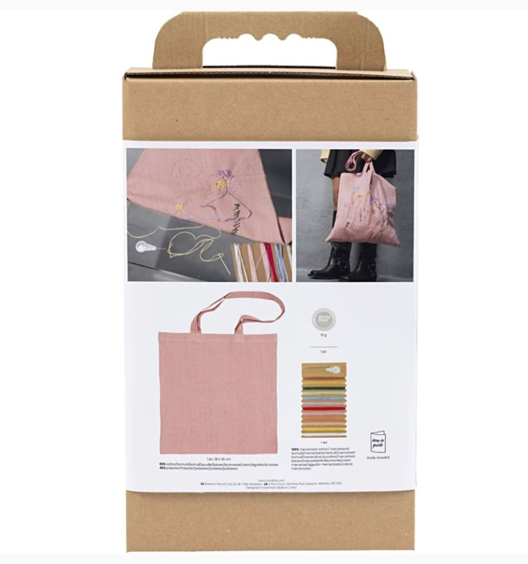 Embriodery Tote Bag Craft Kit
