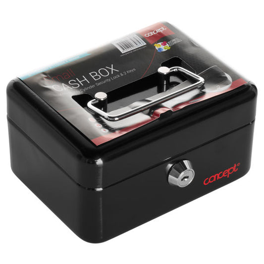 Concept 6in Cash Box Black
