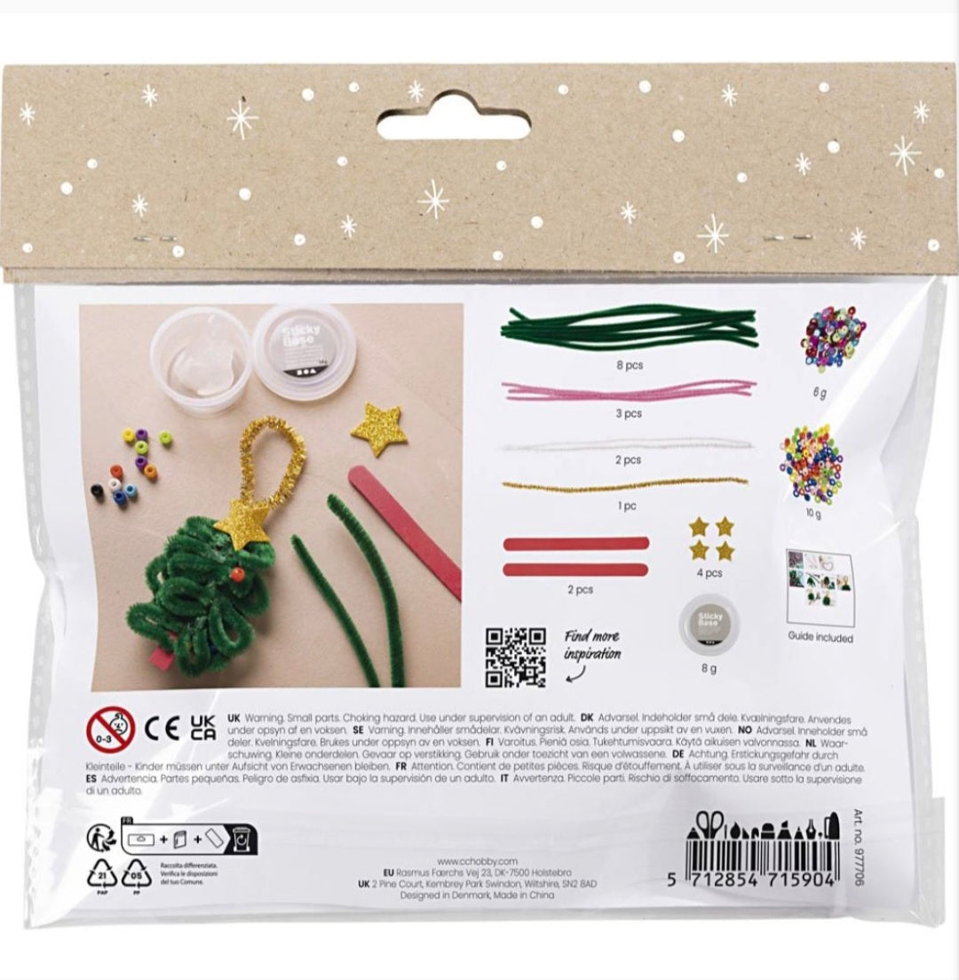 Mini Craft Kit Hearts & Christmas Trees