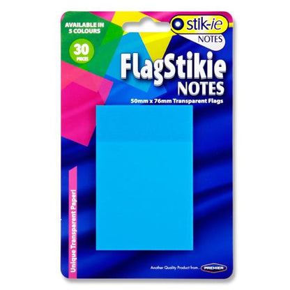 STIKIE FLAG TRANSPARENT NOTE