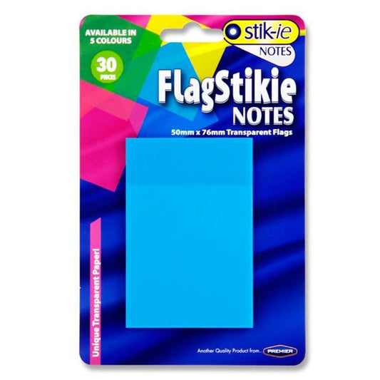 STIKIE FLAG TRANSPARENT NOTE