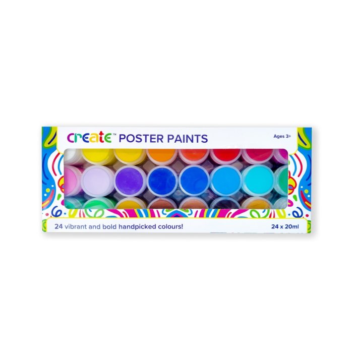 24 Poster Paints Create 20ml