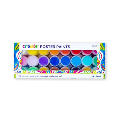 24 Poster Paints Create 20ml