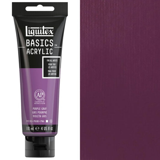 Liquitex Basics Acrylic 118ml Purple Grey