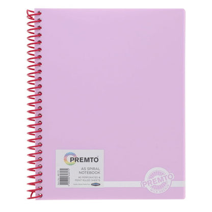 Premto Pastel A5 Spiral Notebook