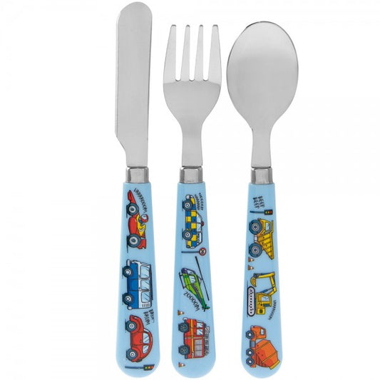 Childs Cutlery Set Vehicles Design