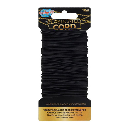 Elastic Cord Black 10m