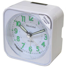 Travel Alarm Clock Black/White