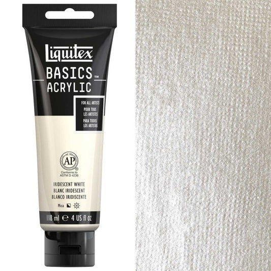 Liquitex Basics Acrylic 118Ml Iridescent White