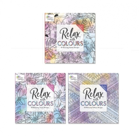 Colour Therapy Adult Colouring Book