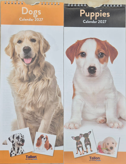 2027 Calendar Dogs/Puppies