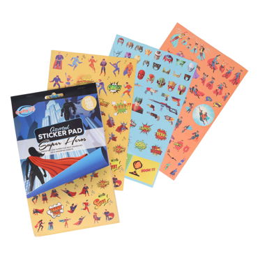 200 Super Hero Stickers Assorted