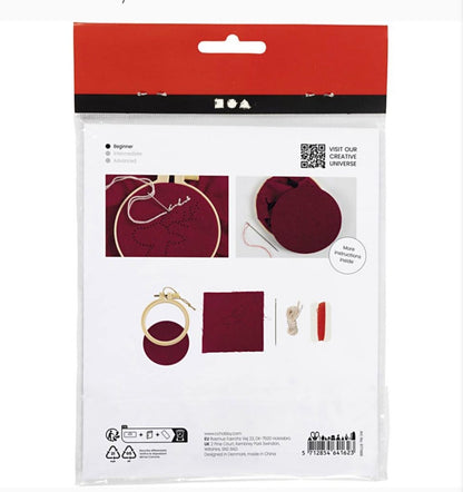 Mini Craft Kit Embroidery Reindeer