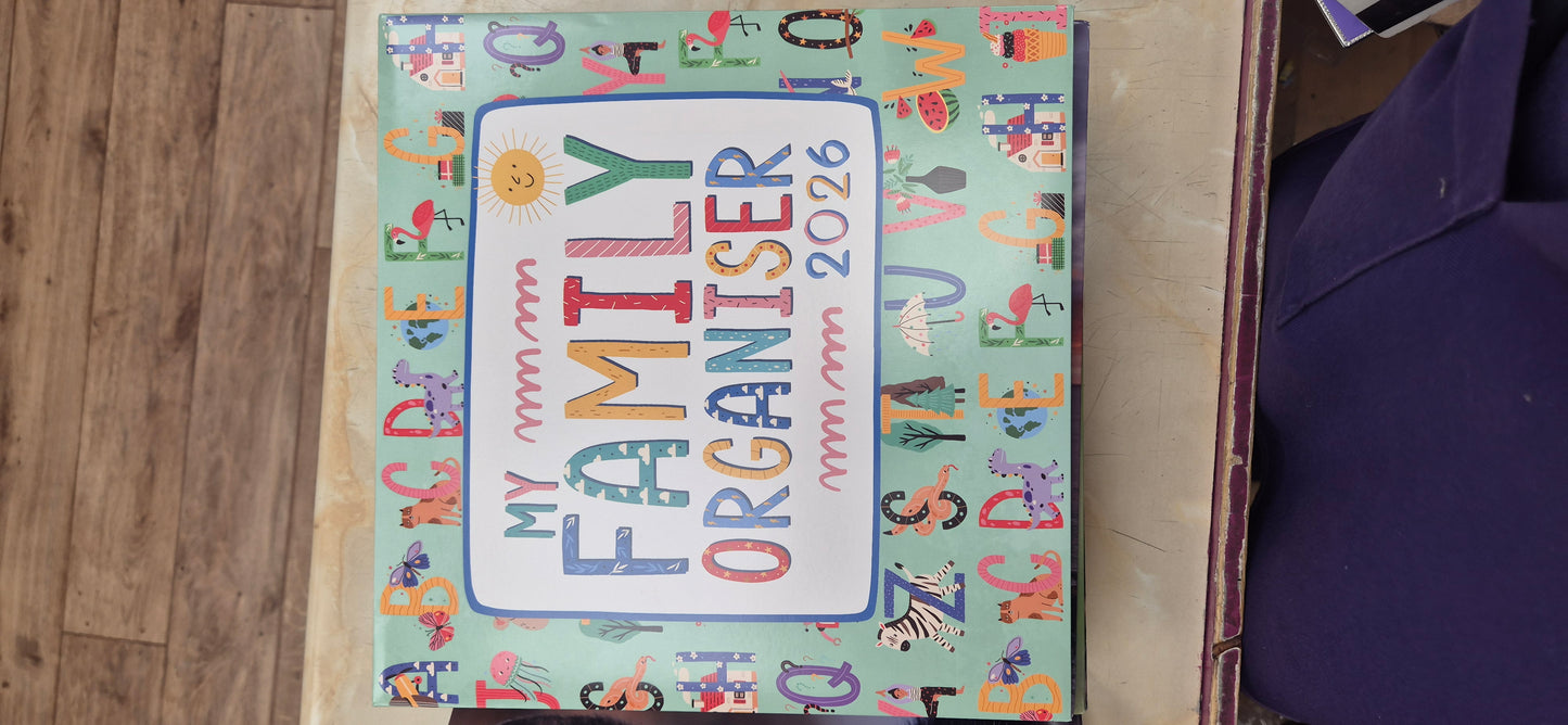 2026 Calendar My Family Organiser