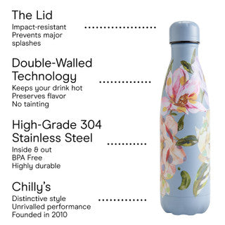 Chillys 500ml Bottle Floral Magnolia