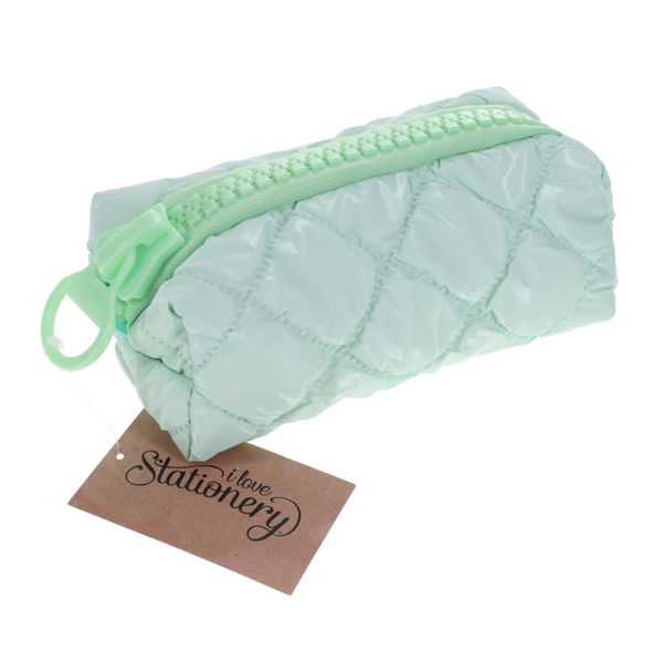 Pencil Case Puffy Light Green